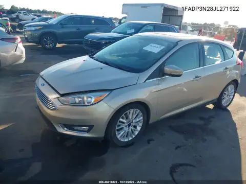 2018 Ford Focus Titanium VIN 1FADP3N28JL271922 фото 3