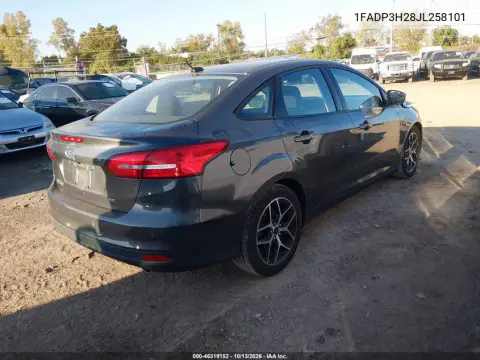1FADP3H28JL258101 — 2018 Ford Focus, Передний левый, фото до ремонта