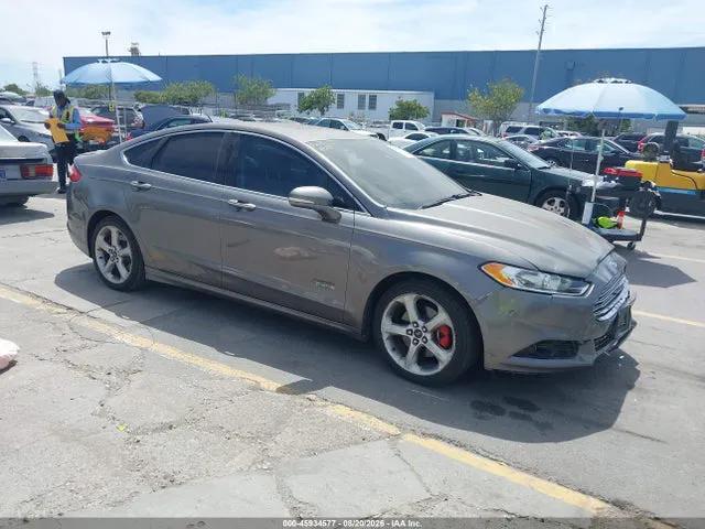2014 Ford Fusion Energi Titanium VIN 3FA6P0SU6ER111610 фото 1