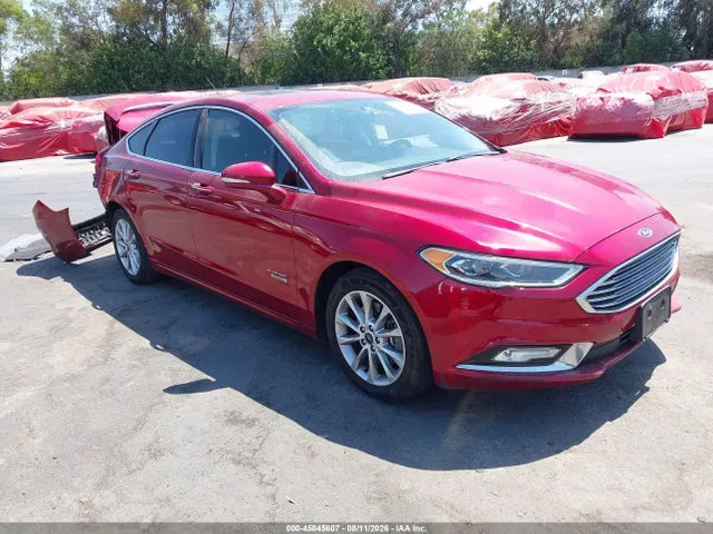 2017 Ford Fusion Energi Titanium VIN 3FA6P0SU0HR255304 фото 1