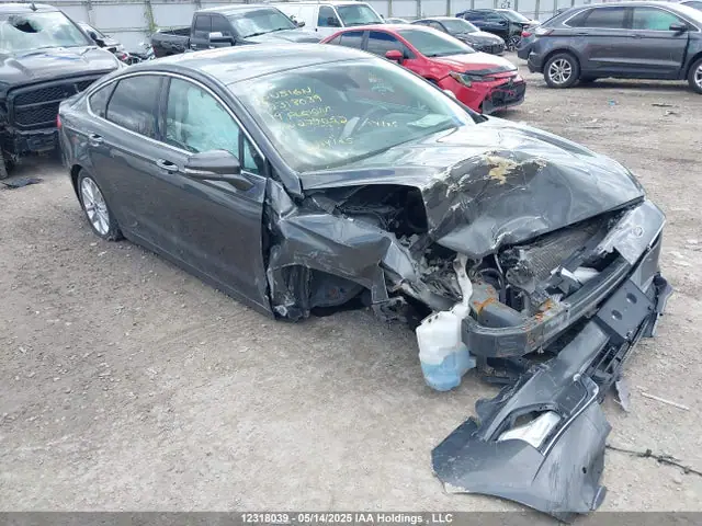 3FA6P0SUXKR279052 Ford Fusion Energi Titanium 2019 — повреждение Передняя часть, фото до ремонта