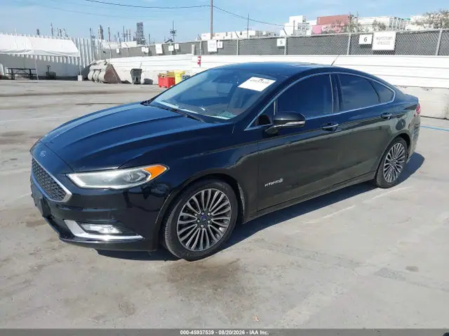 3FA6P0RU0HR266941 — 2017 Ford Fusion Hybrid Platinum, фото 2 с аукциона IAAI 30.09.2026, Передняя часть справа