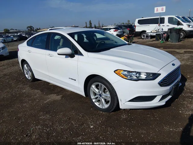 2018 Ford Fusion Hybrid S VIN 3FA6P0UU7JR254329 фото 1