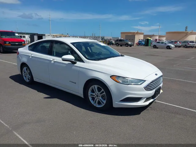 2018 Ford Fusion Hybrid S VIN 3FA6P0UU2JR142411 фото 1