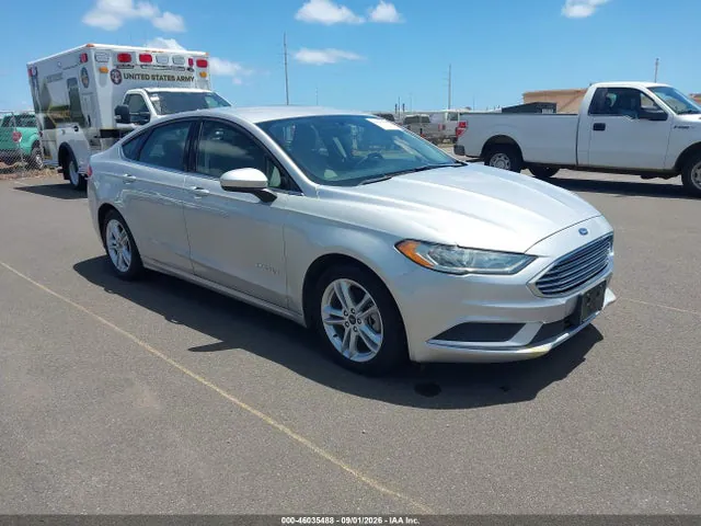 2018 Ford Fusion Hybrid S VIN 3FA6P0UU9JR243669 фото 1