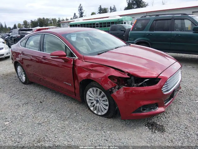 3FA6P0LU0FR173004 — 2015 Ford Fusion Hybrid SE, Передняя часть (Front End), фото до ремонта