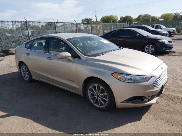 2017 Ford Fusion Hybrid Se VIN 3FA6P0LU9HR319113 фото 1
