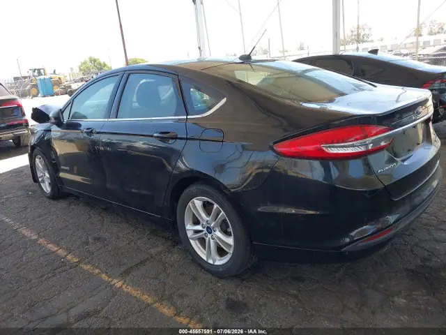 3FA6P0LU5JR281241 — 2018 Ford Fusion Hybrid SE, фото 3 с аукциона IAAI 13.10.2026, Передняя часть