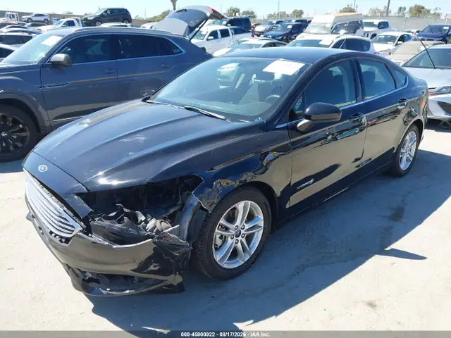 3FA6P0LU7JR253618 — 2018 Ford Fusion Hybrid SE, фото 2 с аукциона IAAI 14.10.2026, Передняя часть слева