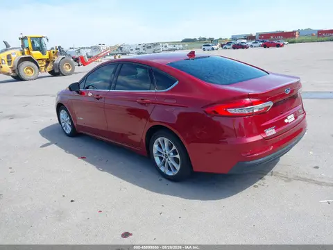 2019 Ford Fusion Hybrid Se VIN 3FA6P0LU9KR243691 фото 3