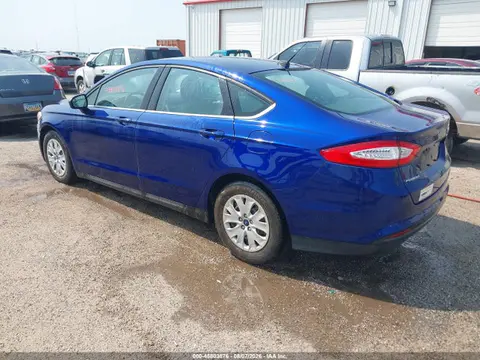 2014 Ford FUSION S VIN 3FA6P0G72ER111025 фото 3