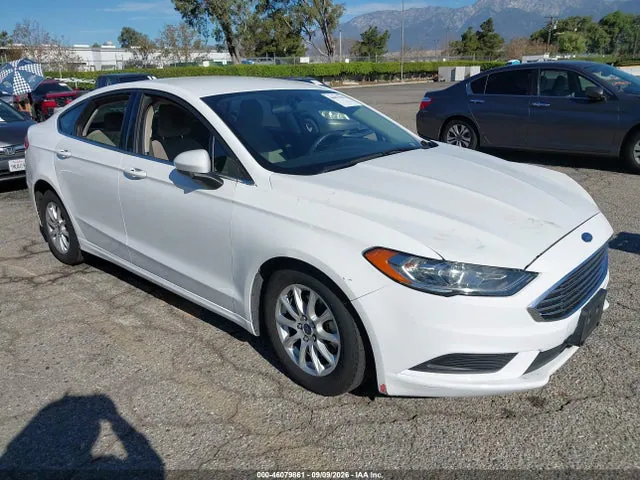 2017 Ford FUSION S VIN 3FA6P0G73HR163722 фото 1