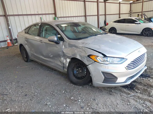 2019 Ford FUSION S VIN 3FA6P0G76KR101917 фото 1