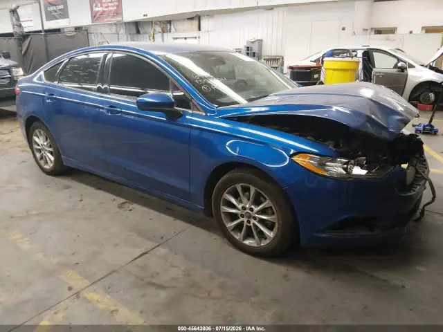 3FA6P0H79HR207382 — 2017 Ford Fusion SE, Передняя часть (Front End), фото до ремонта