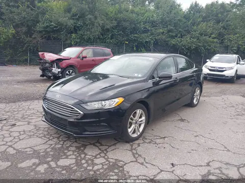2018 Ford FUSION SE VIN 3FA6P0HDXJR196355 фото 2