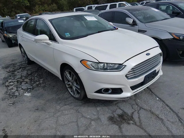 2014 Ford Fusion Titanium VIN 3FA6P0K92ER102740 фото 1