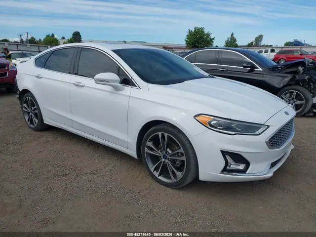 3FA6P0D90LR174806 — 2020 Ford Fusion Titanium, Задняя часть (Rear), фото до ремонта