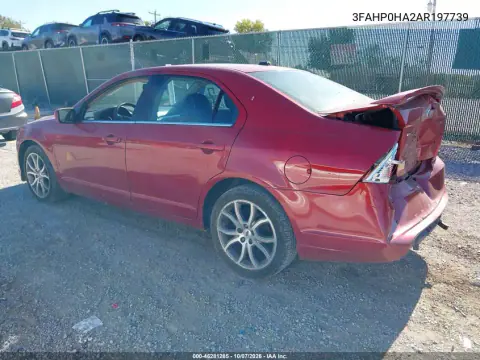 2010 Ford Fusion Se VIN 3FAHP0HA2AR197739 фото 4