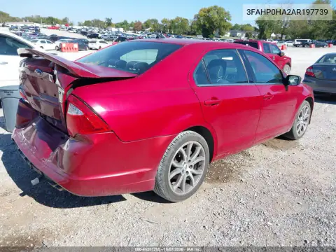 2010 Ford Fusion Se VIN 3FAHP0HA2AR197739 фото 5