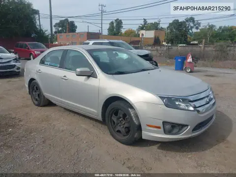 2010 Ford Fusion Se VIN 3FAHP0HA8AR215290 фото 1