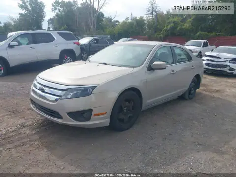 2010 Ford Fusion Se VIN 3FAHP0HA8AR215290 фото 2