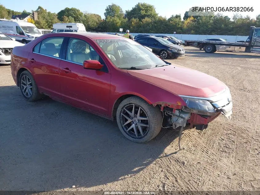 3FAHP0JG6AR382066 — 2010 Ford Fusion, фото 2 с аукциона IAAI, Передняя часть