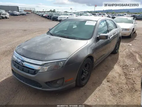 2010 Ford Fusion Se VIN 3FAHP0HG8AR423593 фото 2