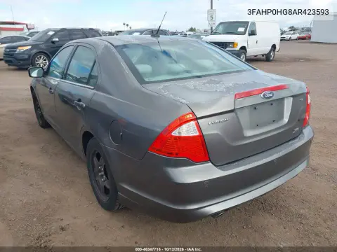 2010 Ford Fusion Se VIN 3FAHP0HG8AR423593 фото 3