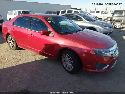 3FAHP0JG0BR320597 — 2011 Ford Fusion, Естественный износ, фото до ремонта