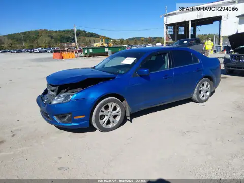 2012 Ford Fusion Se VIN 3FAHP0HA9CR294066 фото 3