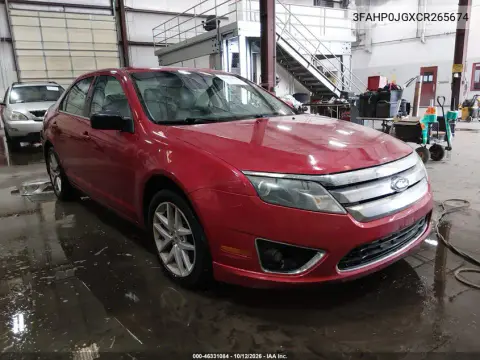 3FAHP0JGXCR265674 — 2012 Ford Fusion, Сзади, фото до ремонта