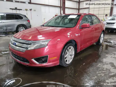 2012 Ford Fusion Sel VIN 3FAHP0JGXCR265674 фото 3
