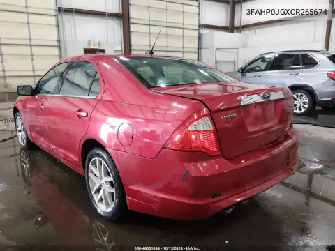 2012 Ford Fusion Sel VIN 3FAHP0JGXCR265674 фото 4