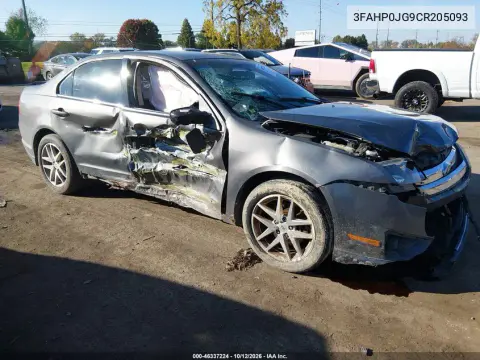 3FAHP0JG9CR205093 — 2012 Ford Fusion, Передняя часть, фото до ремонта