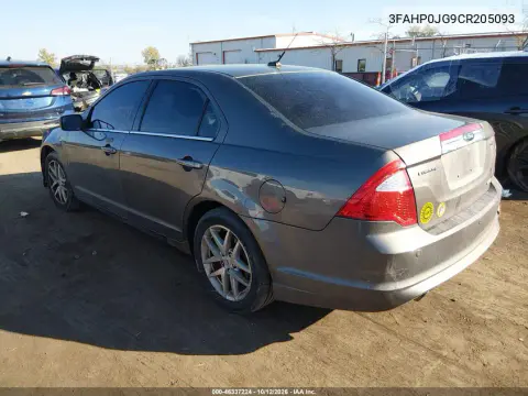 2012 Ford Fusion Sel VIN 3FAHP0JG9CR205093 фото 4