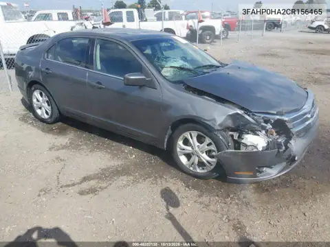 3FAHP0HA2CR156465 — 2012 Ford Fusion, Передняя часть, фото до ремонта