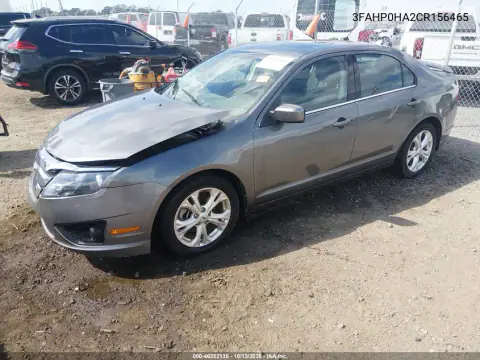 3FAHP0HA2CR156465 — 2012 Ford Fusion, фото 3 с аукциона IAAI, Передняя часть