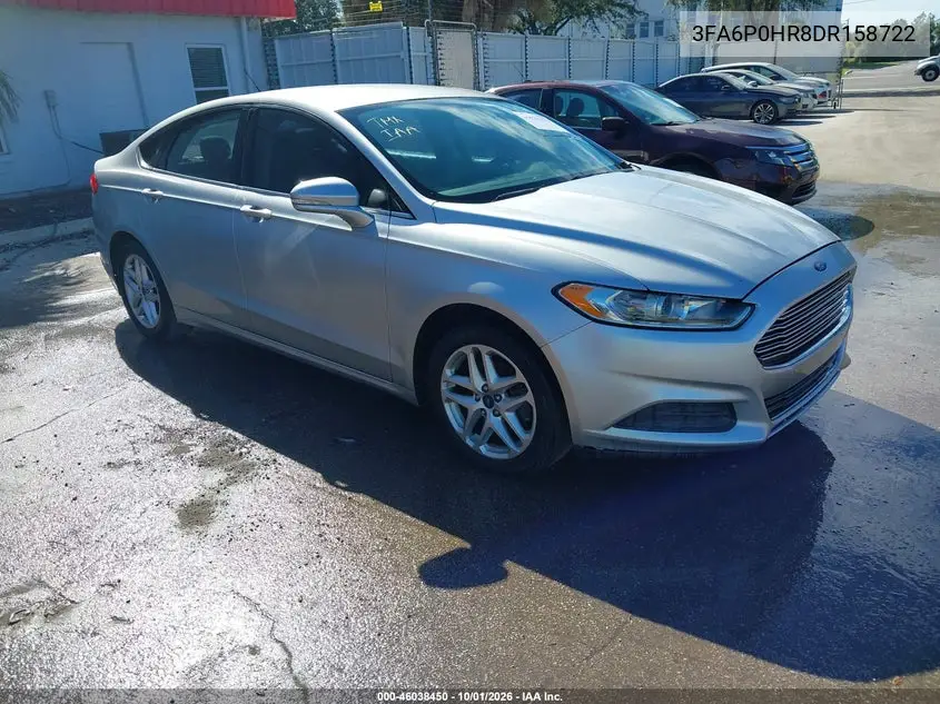 2013 Ford Fusion Se VIN 3FA6P0HR8DR158722 фото 2