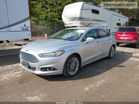 2013 Ford Fusion Se VIN 3FA6P0H99DR143291 фото 3