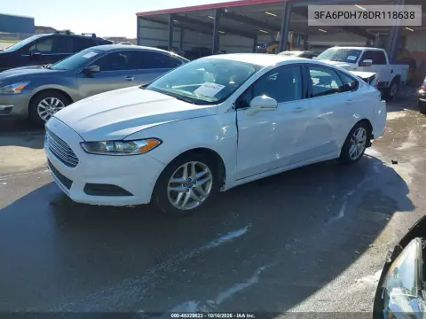 2013 Ford Fusion Se VIN 3FA6P0H78DR118638 фото 3