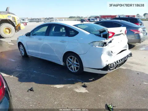 2013 Ford Fusion Se VIN 3FA6P0H78DR118638 фото 4