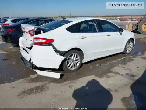 2013 Ford Fusion Se VIN 3FA6P0H78DR118638 фото 5