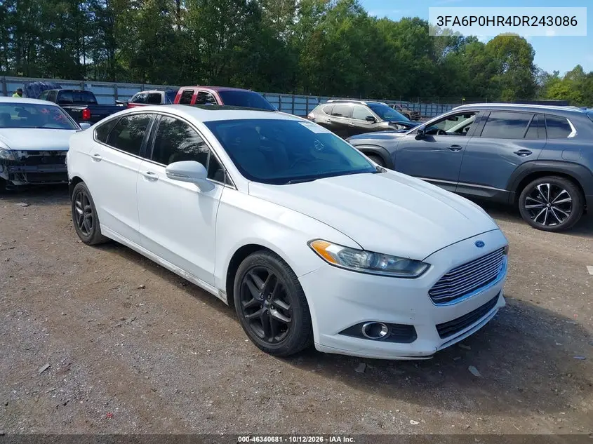 2013 Ford Fusion Se VIN 3FA6P0HR4DR243086 фото 2