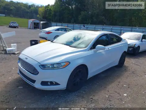 2013 Ford Fusion Se VIN 3FA6P0HR4DR243086 фото 3