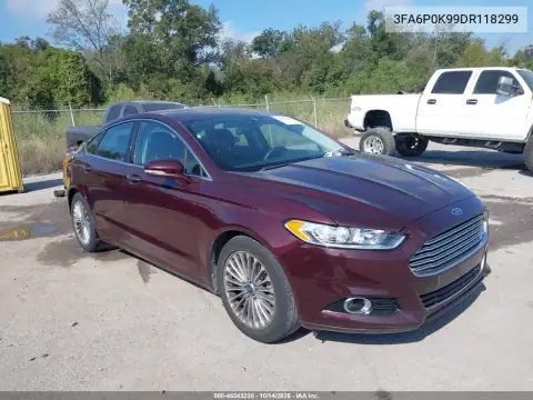 3FA6P0K99DR118299 — 2013 Ford Fusion, Задняя часть слева, фото до ремонта