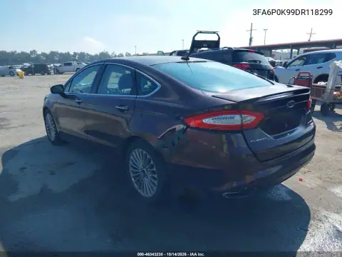 3FA6P0K99DR118299 — 2013 Ford Fusion, фото 4 с аукциона IAAI, Задняя часть слева