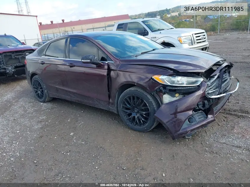 3FA6P0HR3DR111985 — 2013 Ford Fusion, фото 2 с аукциона IAAI, Передняя часть