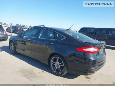 2014 Ford Fusion Titanium VIN 3FA6P0K96ER263656 фото 3