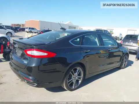 2014 Ford Fusion Titanium VIN 3FA6P0K96ER263656 фото 4