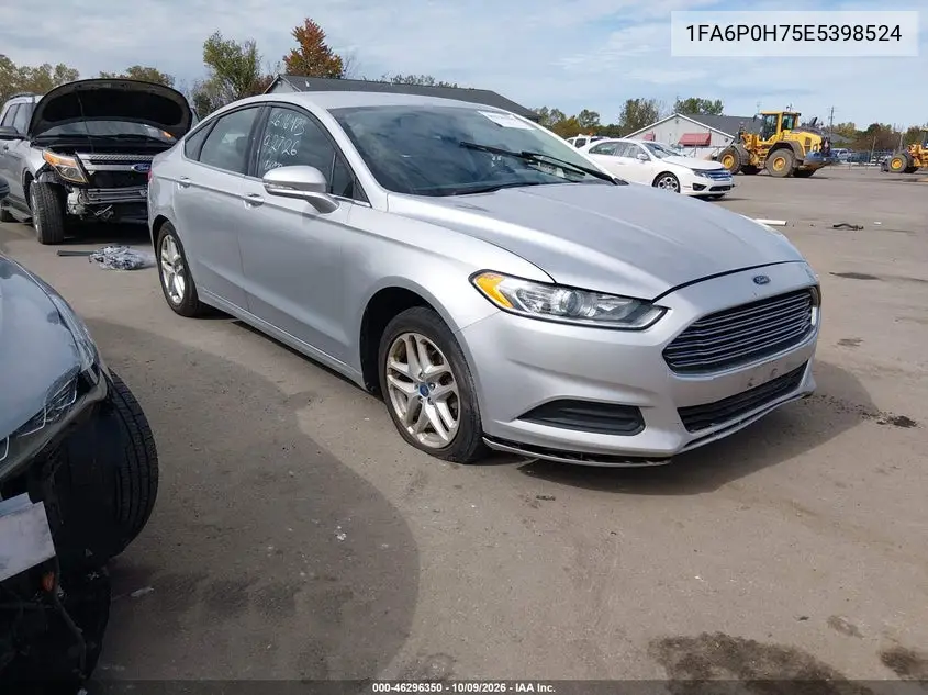 2014 Ford Fusion Se VIN 1FA6P0H75E5398524 фото 1